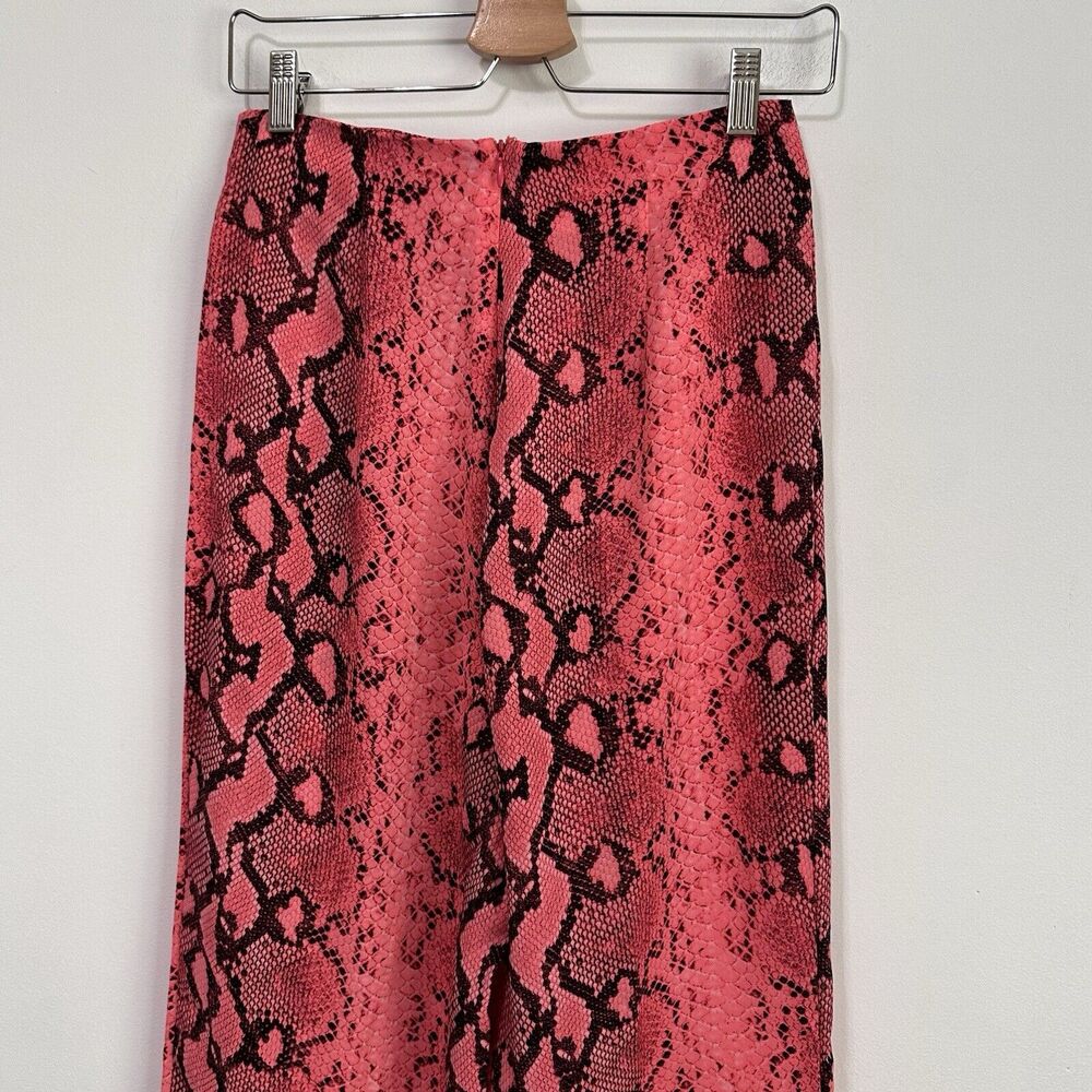 Superdown Pink Python Print Crop Pants S Trendy T… - image 5